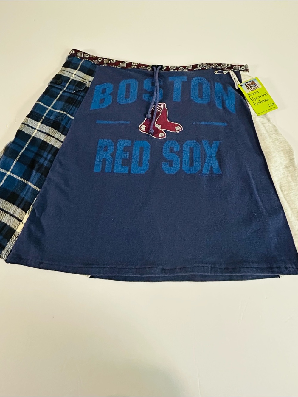 NWT Boston Red Sox Navy Blue Patchwork Mini Skirt